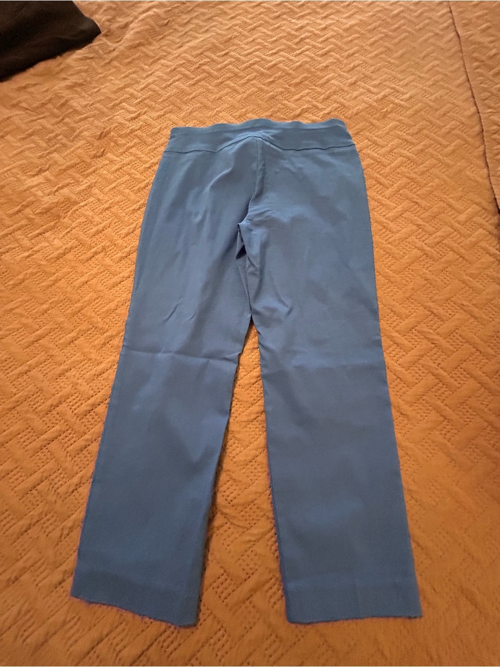 Alfani Blue Ankle-Length Straight CAPRI Pants - Picture 2 of 3